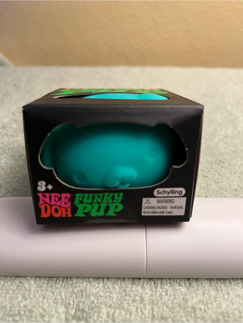 NeeDoh Funky Pup Teal Squishy Sensory Fidget Toy NWT